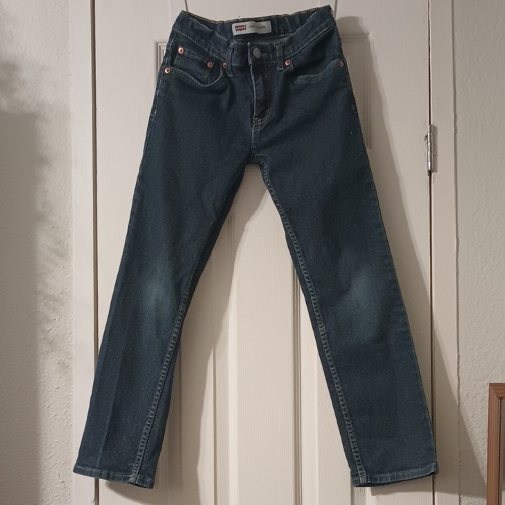 Levi's Girls Size 12 Blue Straight-Leg Jeans Classic Denim